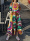 فستان ماكسي كاجوال بأكمام منفوخة وطبعة زهور من Cottagecore - ارتفع