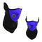 Unisex Men Women Hiking Skiing Half-protection Face Mask Warm Outdoor Sport Windproof Dustproof Mask - Blue