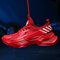 Men Casual  Breathable Mesh Sneakers Running Shoes - Red