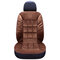 Universal Size Winter Thicken Short Plush Car Seat Cover Mat Sost Warm Seat Cushion Mat - Coffee