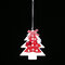 Ornamento de Natal de madeira criativo com decoração de árvore de Natal de sino DIY decoração de Natal - #1