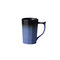 Керамическая чашка для скраба с крышкой, ложка, офисная кружка большой емкости, чашка для пары, подарок - 1