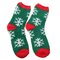 Coral Fleece Cute Christmas Cartoon Pattern Socks Bowknot Thickening Thermal Long Sox  - #07