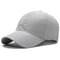 Men's Summer Adjustable Breathable Mesh Hat Quick Dry Cap Outdoor Sports Climbing Baseball Cap - Light Grey