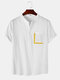 Mens Designer Pocket Solid Color 100% Cotton Casual Breathable Henley Shirt - White