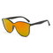 Men Womens Square Vogue Polarized Sunglasses Yellow Night Vision Goggles PC Outdoor Sunglasses - Orange