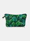 Portable Animal Plant Printed Makeup Bag Lattice Butterfly Women Travel Wash Storage Bag - #14