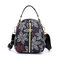 Women Travel Print Multi-Color Shoulder Bag Portable Mini Phone Bag Cloth Crossbody Bag - #09