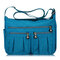 Women Nylon Lightweight Waterproof Bags Casual Outdoor Shoulder Bags Crossbody Bags - Blue