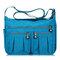 Women Nylon Lightweight Waterproof Bags Casual Outdoor Shoulder Bags Crossbody Bags - Sky Blue
