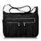 Women Nylon Lightweight Waterproof Bags Casual Outdoor Shoulder Bags Crossbody Bags - Black