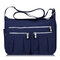 Women Nylon Lightweight Waterproof Bags Casual Outdoor Shoulder Bags Crossbody Bags - Dark Blue