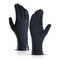 Men Touch Screen Winter Cycling Gloves Wool Thick Windproof Warm Outdoor Ski Full-finger Gloves - Blue