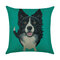 3D mignon chien motif lin coton housse de coussin maison voiture canapé bureau housse de coussin taies d'oreiller - #6