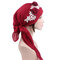 Headwear Turbans For Women Long Hair Head Scarf Headwraps Cancer Hats - Wine Red
