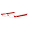 New Folding 360 Rotating Reading Glasses Unisex Pen Type Optical Glasses Eye Health Care - Red