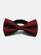 Men Dacron Dot Striped Cashew Flowers Pattern Jacquard Bowknot Formal Suit Banquet Bow Tie - #20
