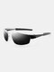 Men Full Frame Polarized UV Protection Outdoor Sports Night Vision Sunglasses - #02