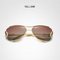Women Vintage HD Polarized Sunglasses Outdoor Sunshade Anti-UV Driving Goggle Eyeglasses - Yellow