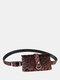 Leopard Print Waist Bag Wallet Phone Bag For Women - Brown