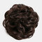 7 Colors Meatballs Wig Hair Ring Hair Bag Hair Accessories Matte High Temperature Silk Hair Ring Styling Tool - 02