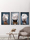1/3Pcs Characters And Flowers Print Canvas Unframed Wall Art Picture Home Decorate Living Room - 3Pcs