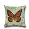 Home Cute Butterfly Linen Pillow Sofa Pillow Office Siesta Pillow - #6