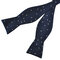 Pensee Men's Dot Paisley Jacquard Woven Business Bow Ties Casual Silk Neckties  - #07