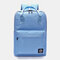 Women Waterproof Large Capacity Solid Backpack School Bag - Sky Blue