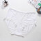 Plus Size Lace High Wasited Tummy Shaping Panties - White