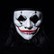 Halloween Horror V-face Rhombus Eyes Clown's Ghost Skull Mask Party Cosplay Mask - Black