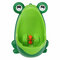 Lovely Frog Children Potty Toilet Training Brush Cleaning Kids Urinal Kid Boy Pee Removable Bathroom - Green
