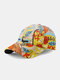 Unisex Cotton Natural Floral Pattern Printing Fashion Baseball Cap - #01