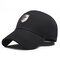 Men Women Fancy Breathable Cotton Baseball Cap Casual Outdoor Sports  Sun Hat  - Black