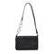 Women's Ladies Fashion Diamond Rhinestone One Shoulder Crossbody Handbag - Black