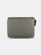 Women PU Leather Multi-card Slots Money Clips Kawaii Bag Mini Zipper Wallet Purse - Gray