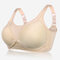 Front Open Breathable Maternity Nursing Bra - Nude