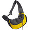  Pet Cat Dog Travel Portable Slung Shoulder Bag Breathable Mesh Pet Backpack - Yellow