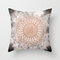 45cm Mandala Cotton Linen Printing Pillowcase Home Car Sofa Cushion Cover - #20