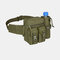 Men Multifunction Tactical Belt Bag Casual Sling Crossbody Bag - Army Green