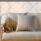 Housse de coussin de Style nordique moderne canapé-lit taie d'oreiller en lin Squre voiture décor à la maison - #8