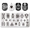 Nail Stamp Plate Flower Animal Pattern Nail Art Stamp Template Nail DIY Beauty Tool - 21