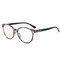 Reading Eye Glasses Vintage Round Shape Frame Eyewear HD Lens Eyeglasses - 02