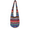 Women National Style Printed Art Cotton Crossbody Bag Shoulder Bag - 035
