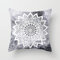45cm Mandala Cotton Linen Printing Pillowcase Home Car Sofa Cushion Cover - #10