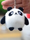 Jogos Olímpicos de Inverno de Pequim 2022 na moda lindo mini desenho animado de pelúcia Panda Boneca Pingente chaveiro - #01