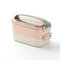 Durable Stainless Steel Seal Thermal Insulated Lunch Box Food Container Storage Box - Pink