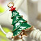 1Pcs Pingente de Ouro de Natal Presente de Modelo Árvore de Natanl Veado Foloco de Neve - #4