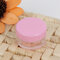 Empty Transparent Cosmetic Jar Eyeshadow Nail Decals Face Cream Bottle - Pink
