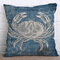 Ocean Creation Pattern Linen Pillow Case Home Fabric Sofa Cushion Cover - #8
